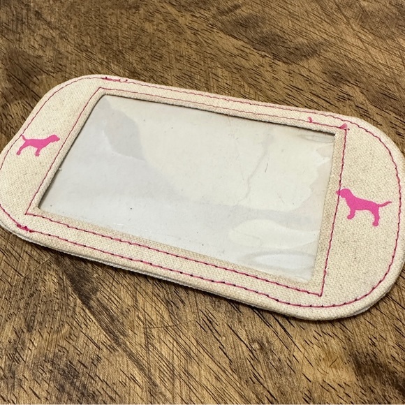 Victoria’s Secret Pink Rare Canvas Dog Logo Store Display Collectors Tag! NWTS - Picture 5 of 7